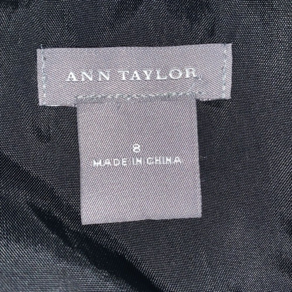 Ann Taylor sz 8 black sleeveless sleeveless dress - Picture 11 of 12